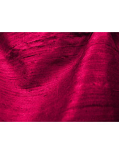 Raspberry D397 Silk Dupioni Fabric