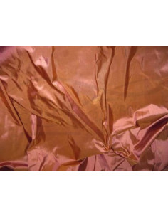 Brown Rust T066 Silk Taffeta Fabric