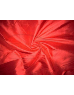 Red Orange T340 Silk Taffeta Fabric