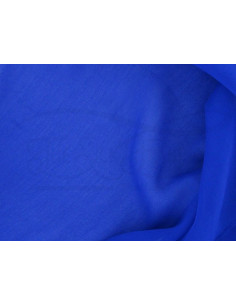 Cerulean blue C002  Silk Chiffon Fabric