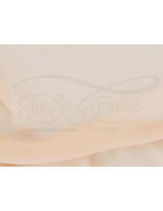 Apricot peach C064  Silk Chiffon Fabric