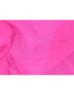 Hot pink C079  Silk Chiffon Fabric